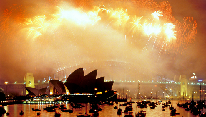 theme goal setting resilience new year fireworks sydney harbour